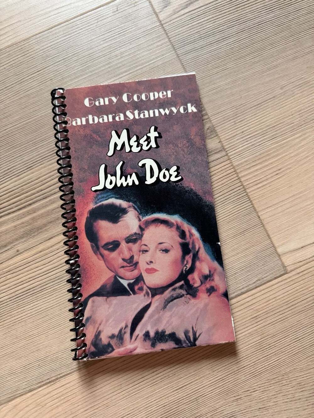 Meet John Doe Movie Collectible Spiral Bound Notepad